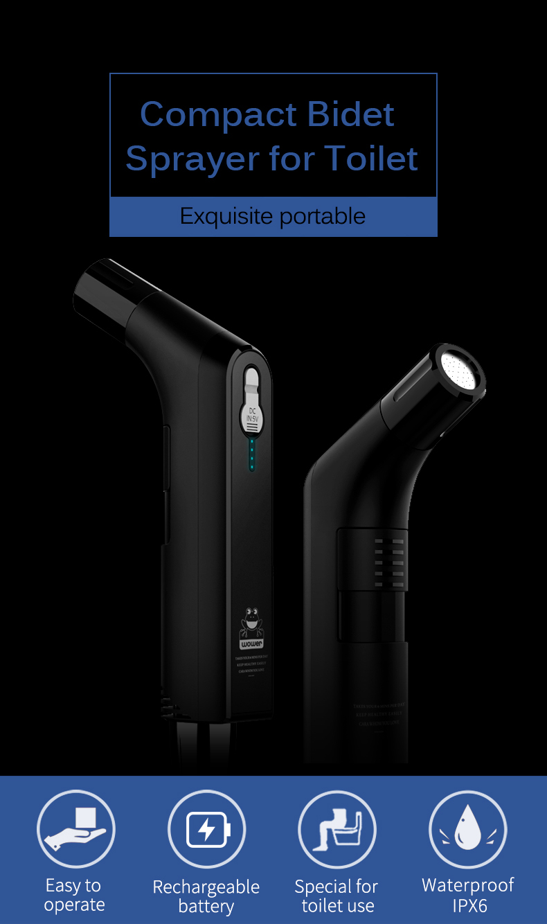 Portable electric Bidet - Black - Image 13