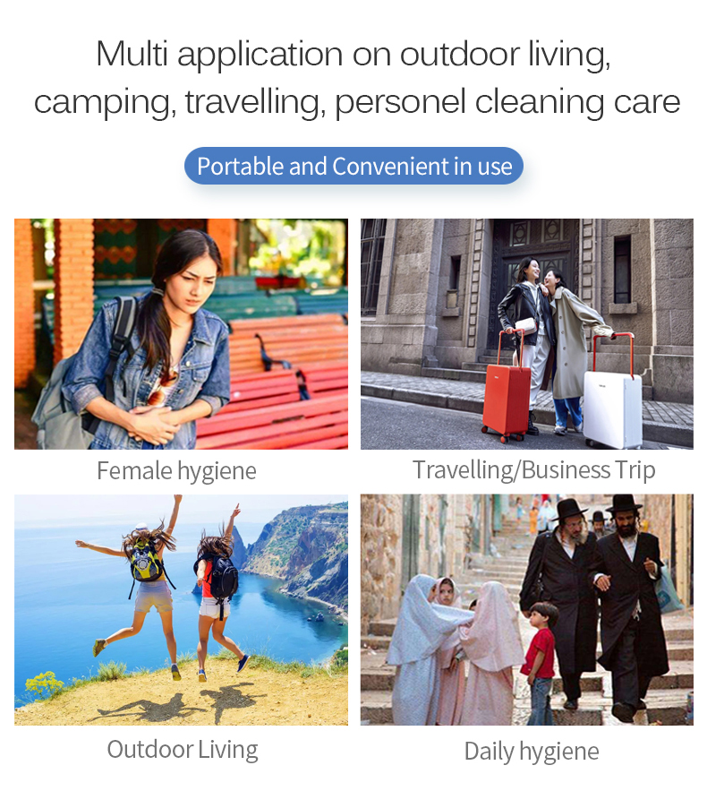 Portable electric Bidet - Black - Image 10