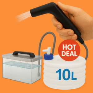Extended Bundle – Portable Bidet + 10L Collapsible Bottle